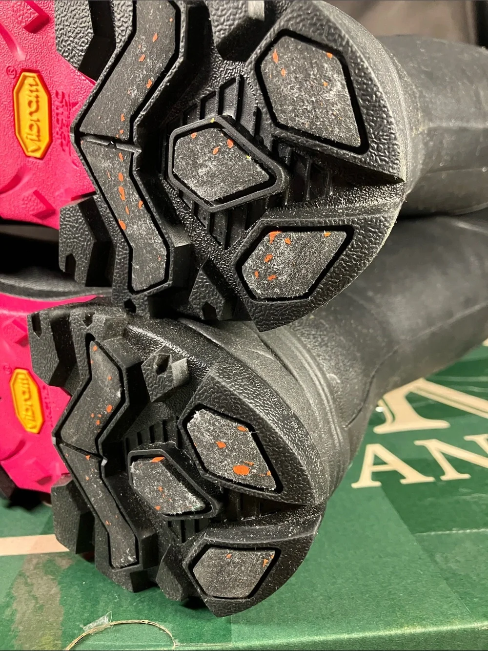 Women's Arctic Ice Tall Boot + Vibram Arctic Grip A.T., Women's 9M, Black/Pink